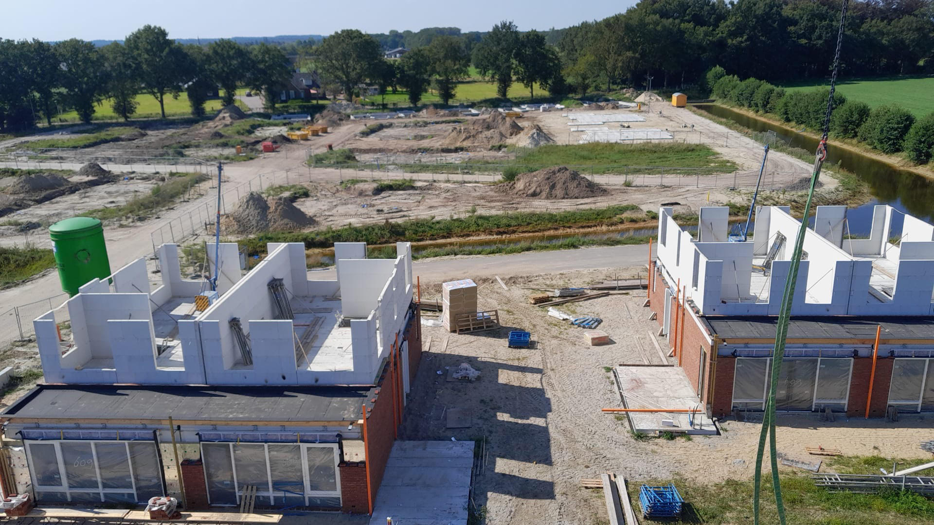 Bouw 114 woningen De Singels & De Erven vordert gestaag